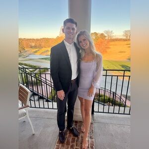 Missguided tall lilac cocktail dress